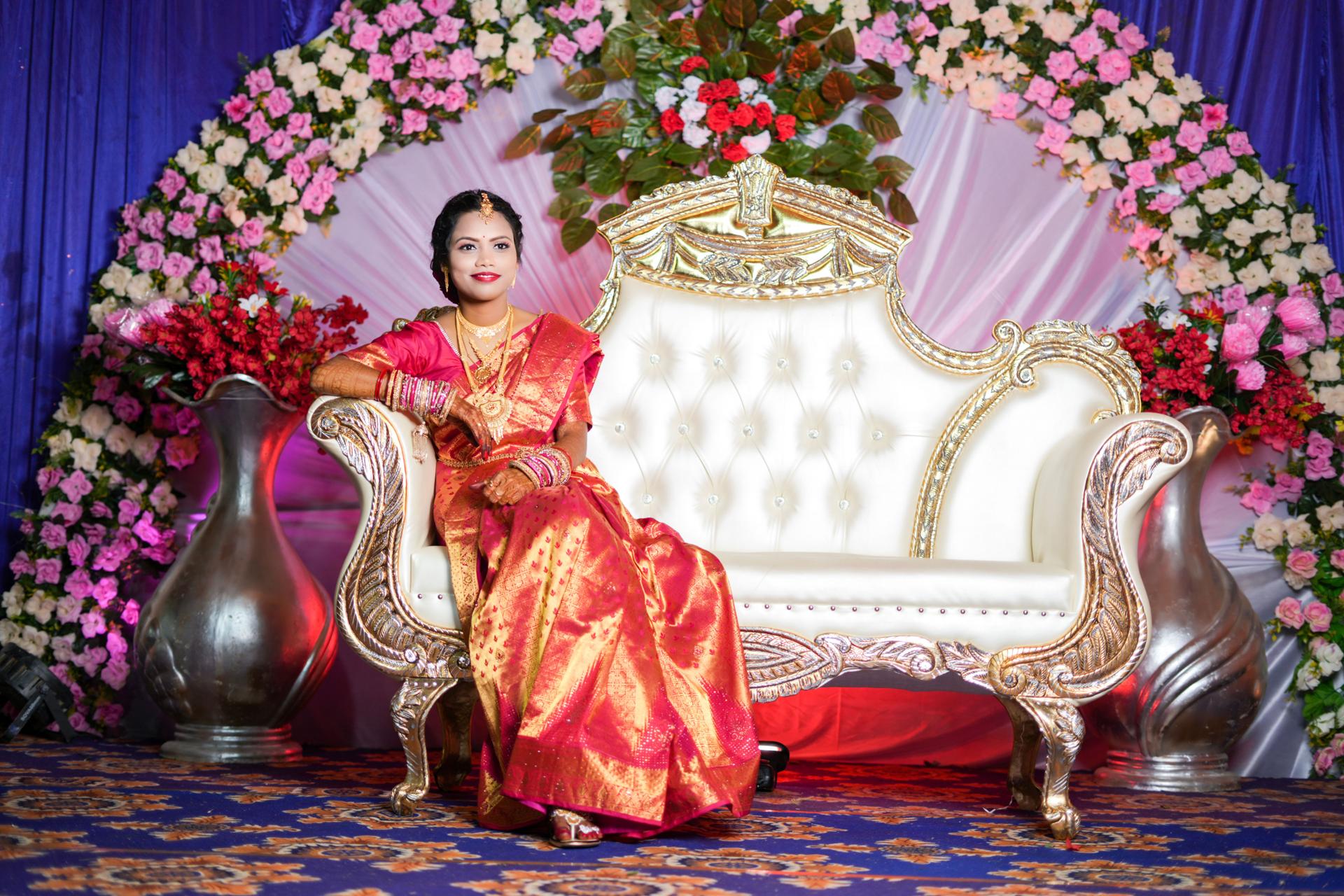 Floral event decoration styled by Bhagwati